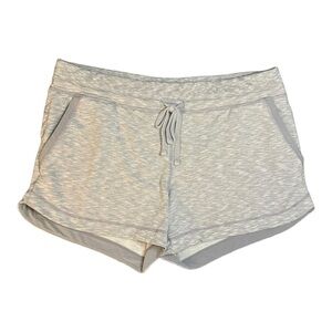 Athleta Heather Gray Techie Terry Shorts